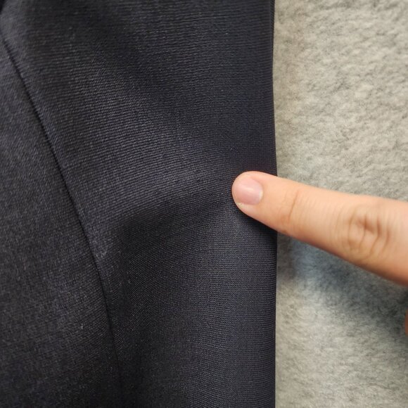 Oscar De La Renta Stretch Wool Blazer Mens 46R Navy Blue Suit‎ Jacket Sport Coat - Picture 7 of 12